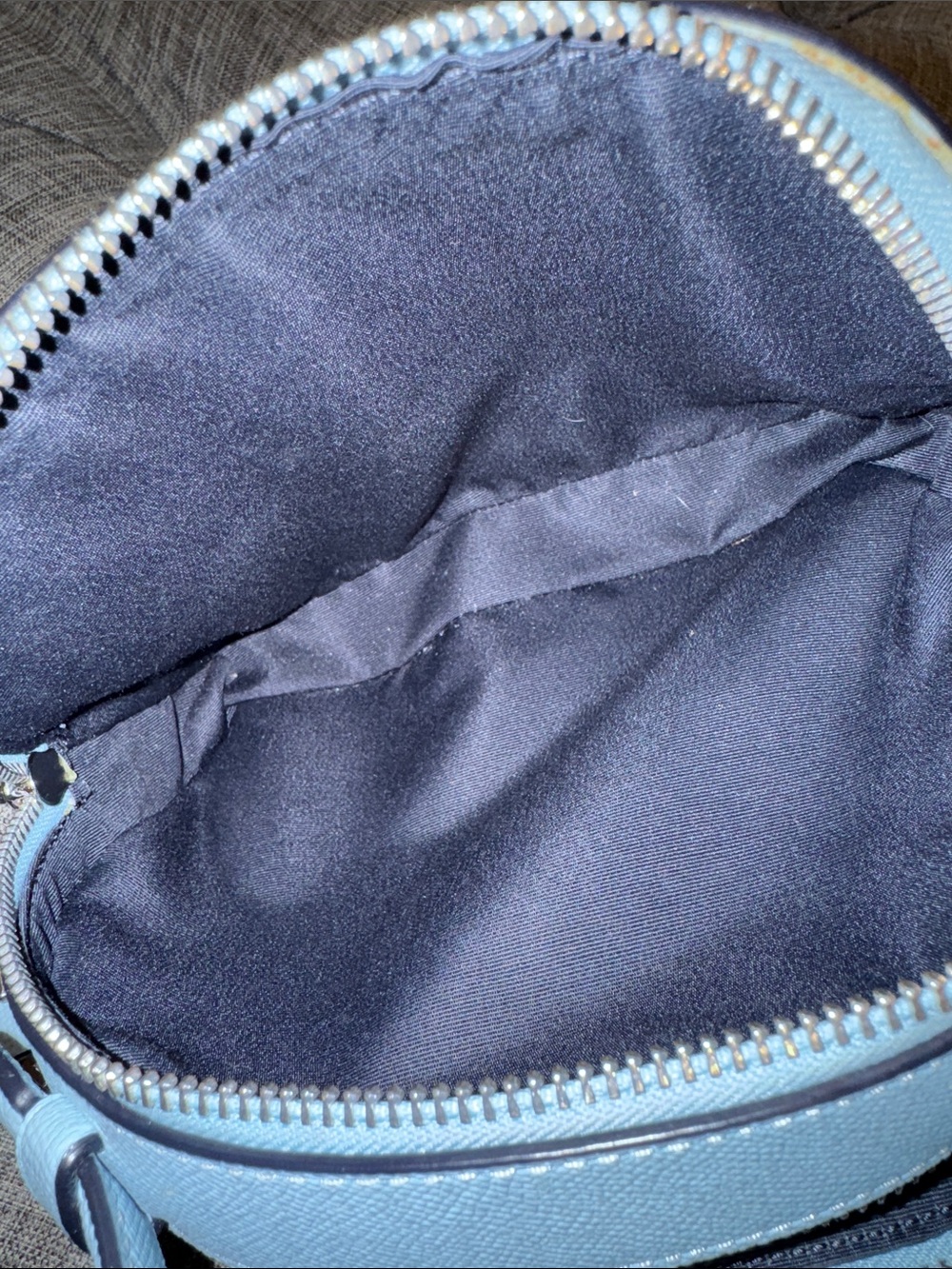 Coach Bag Mini Serena Crossbody Light Blue Leather Satchel - Picture 15 of 17